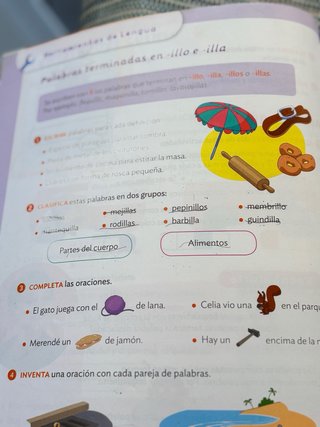 Lengua castellana, 3 Primaria