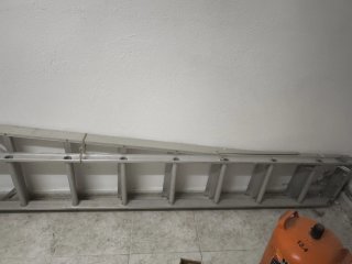 Escalera de aluminio extensible