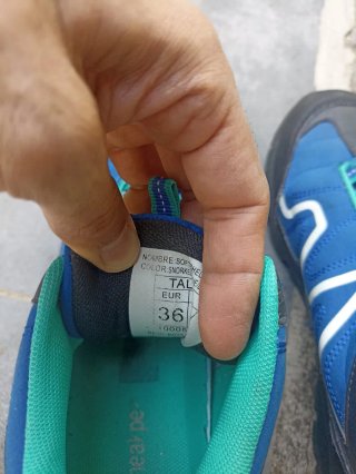 Zapatillas montaña niño T.36