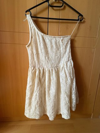 Vestido encaje blanco talla M