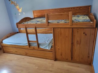 Litera madera pino maciza