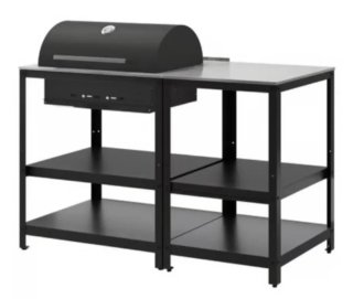 Barbacoa IKEA con mesa auxiliar, nueva a estrenar.