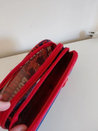 Estuche Spiderman 2 compartimentos