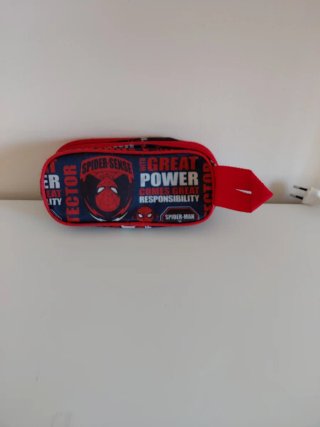 Estuche Spiderman 2 compartimentos