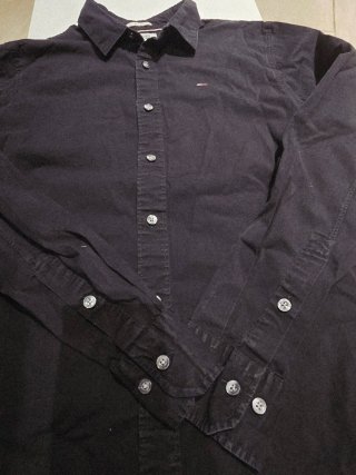 Camisa Tommy Hilfiger Slim Fit Negra Talla M