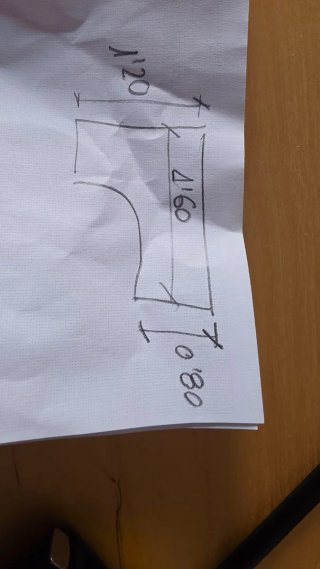 Tavolo da ufficio in legno e metallo