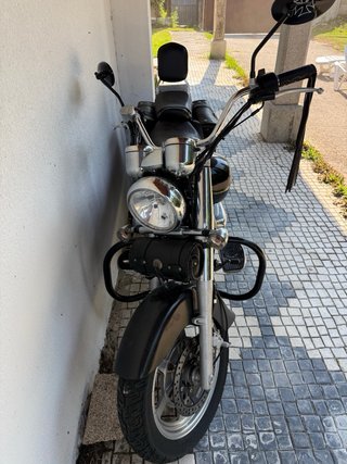 Moto Hyosung Cruiser Negra