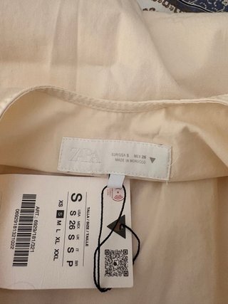 Vestido Zara Beige