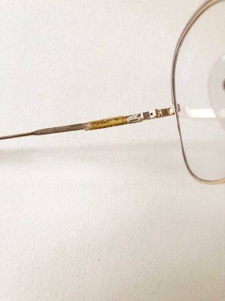 174 -Occhiali Vintage 80 rotondi Silhouette silver