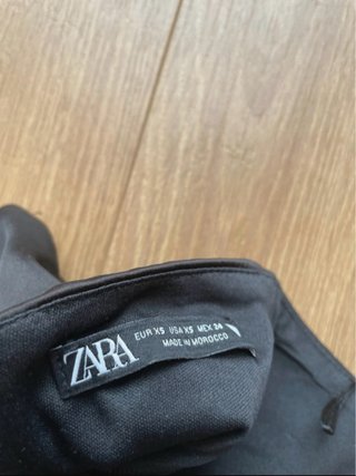Top Corsé Zara Negro