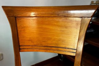 OFERTA 2 sillas madera maciza tapizadas