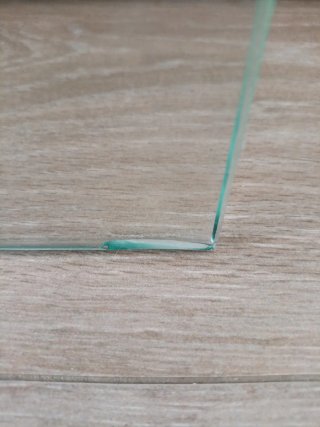 Cristal templado mesa bordes biselados 84 x 138