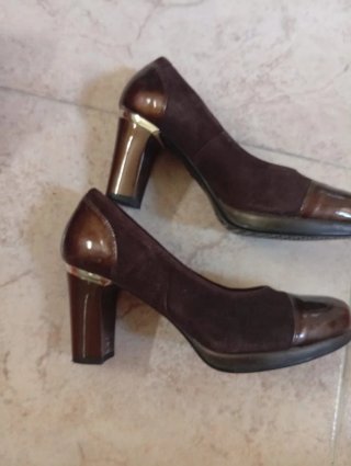 Zapatos de piel Pitillos marrones