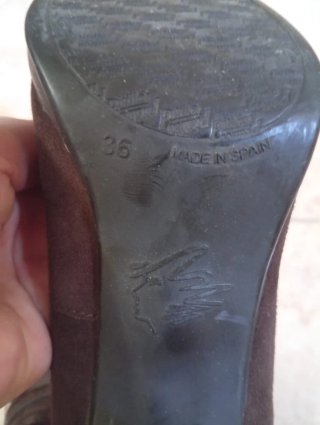 Zapatos de piel Pitillos marrones