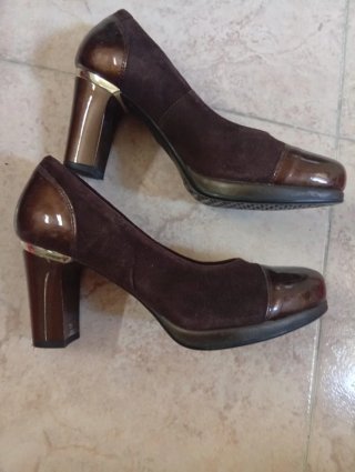 Zapatos de piel Pitillos marrones