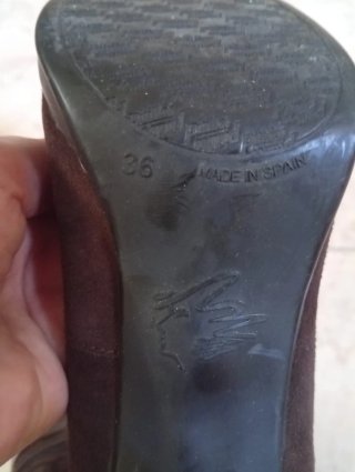 Zapatos de piel Pitillos marrones