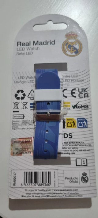 Reloj LED Real Madrid