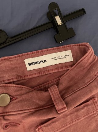 Pantalones vaqueros Bershka rosas