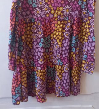Vestido Sfera Niña Flores 6/7 años