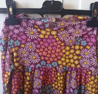 Vestido Sfera Niña Flores 6/7 años