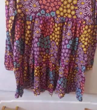 Vestido Sfera Niña Flores 6/7 años