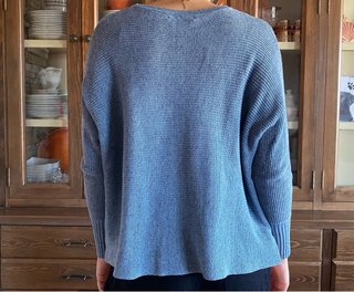 Jersey azul de punto