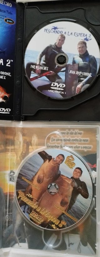 Lote DVDs Pesca Submarina