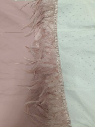 Vestido Blanco y Rosa