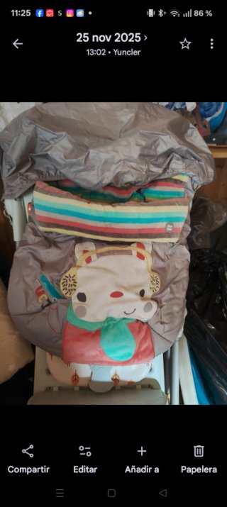 Saco para carrito de bebé
