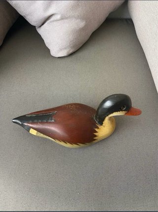 Pato Señuelo Madera Decorativo