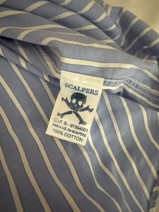 Camisa Scalpers Rayas Talla S