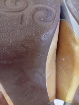 Sandalias Pitillos Piel Tacon Plataforma