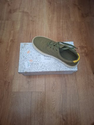 Zapatillas lona verde