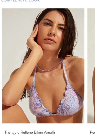 Bikini Calzedonia Talla M Paisley