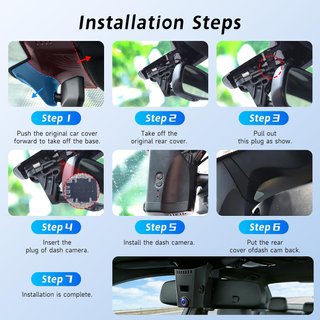 Dashcam 4K WiFi BMW Serie 5/7