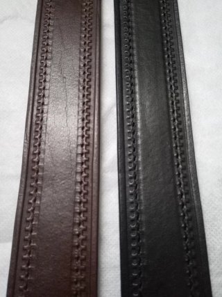 Cinture Uomo Pelle Nere e Marroni. Set 2 pezzi