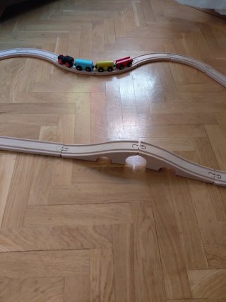 Lote Juguetes Madera Tren, vehículos y Bloques