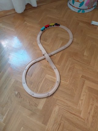 Lote Juguetes Madera Tren, vehículos y Bloques