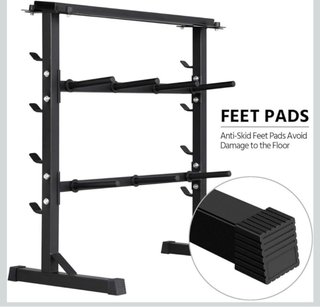Soporte Rack para Mancuernas, Barras y Discos