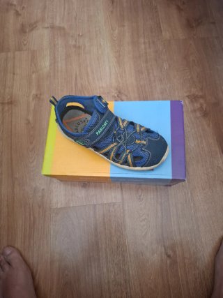 Sandalias Pablosky Niña Azul Naranja