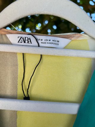 Blusa Zara Talla M  Multicolor