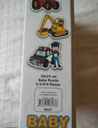 Puzzle KS Bebé Vehículos 2+