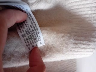 Jersey Zara manga corta beige