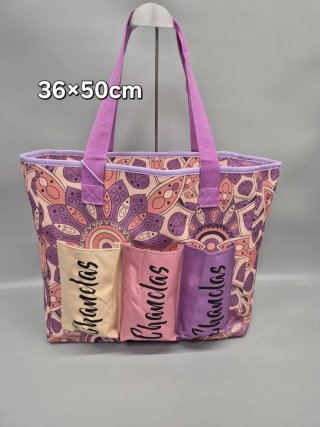 Bolso de playa estampado 36x50cm