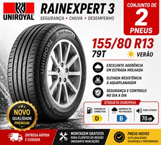 2 Pneus Uniroyal RainExpert 3 - 155/80 R13 79T