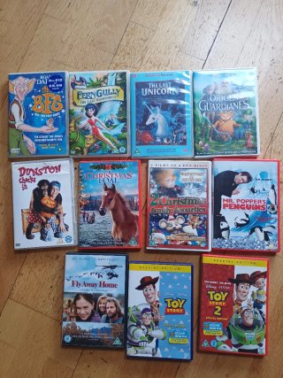 Lote 11 DVDs infantiles en inglés
