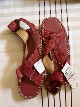 Sandalias Rojas