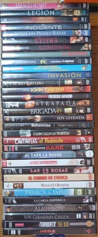 Lote Películas DVD Variadas
