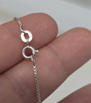 Collar Plata 925 con Ámbar Naranja