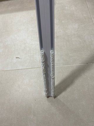 Riel doble para cortinas